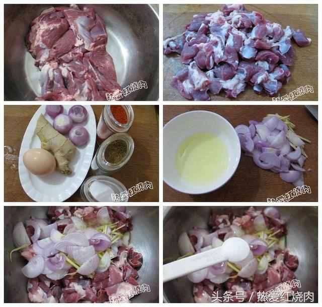 在家自己做羊肉串，用蛋清腌制，肉会很嫩