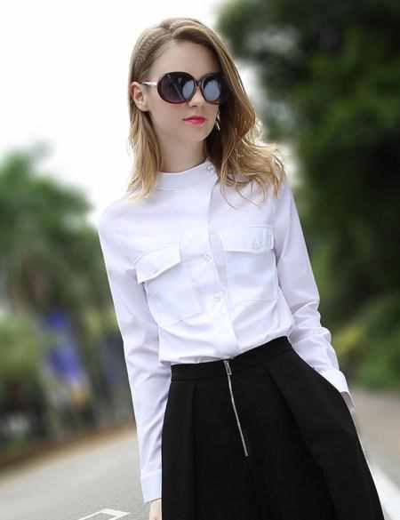 简单衣服也能搭配出时髦感，白衬衫搭配什么裙子好?