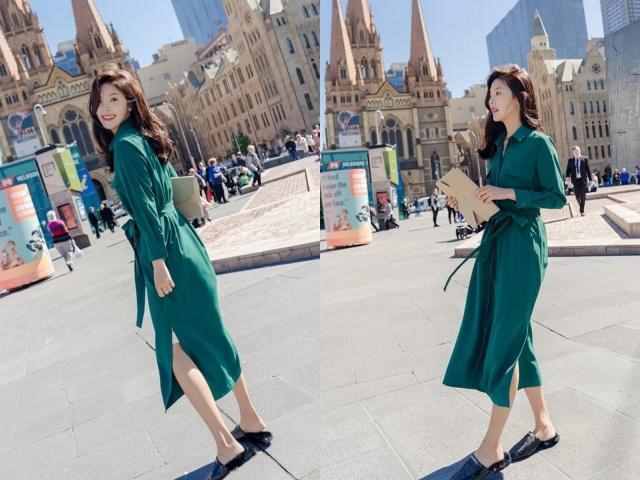 绿色成为2019年春夏流行色，选这个颜色裙子穿，又美又高级！