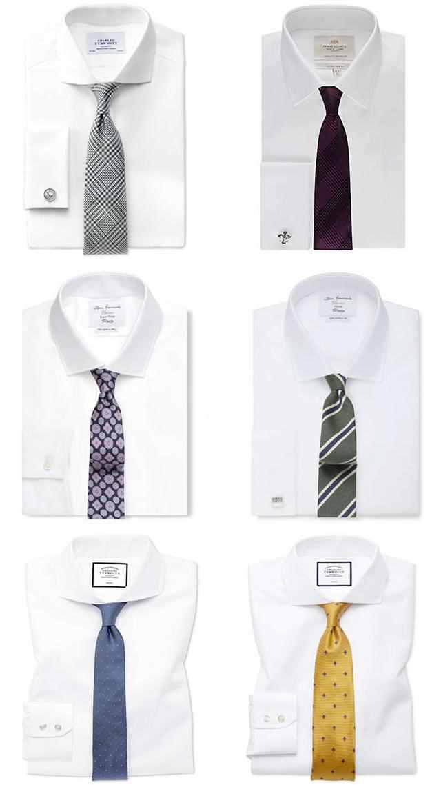 领带和衬衫该如何搭配