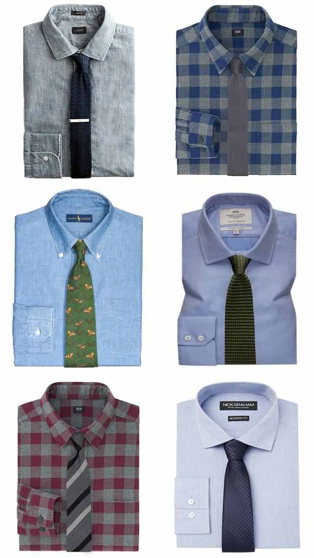领带和衬衫该如何搭配