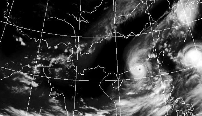 9号台风最新消息台风路径卫星云图 台风“苏拉”个头虽小破坏力强