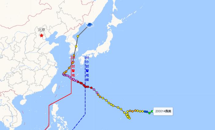6号台风路径实时发布 近海转向路径与0016号台风“桑美”具有一定相似性