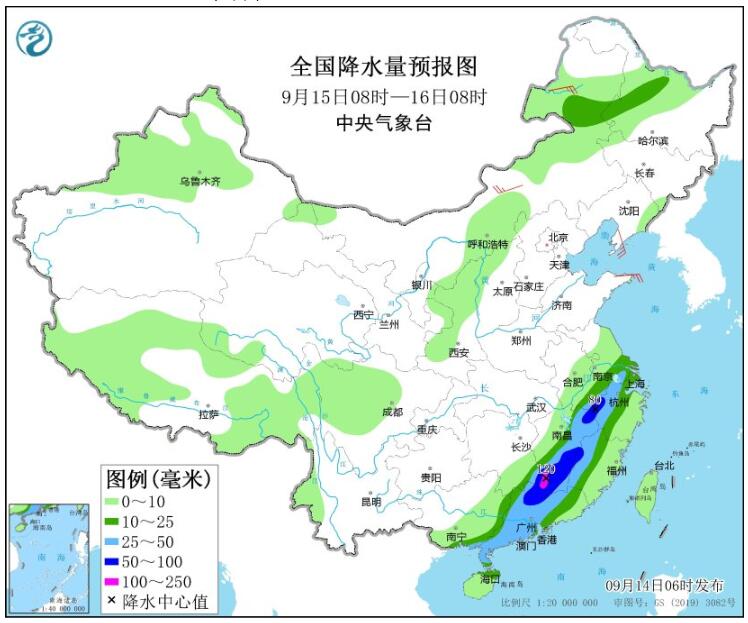 安徽浙江等地有强降雨天气 冷空气影响西北新疆等地降温降雨