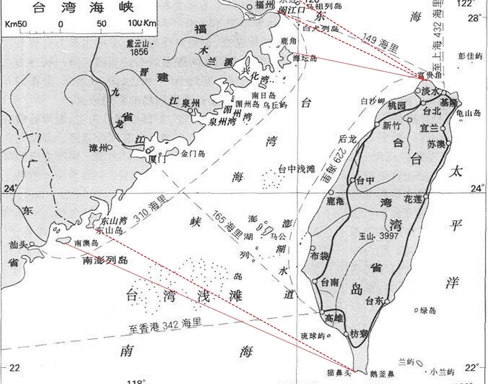 台湾海峡宽度有多少__台湾海峡到底有多宽
