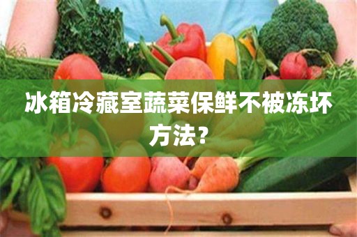 冰箱冷藏室蔬菜保鲜不被冻坏方法？