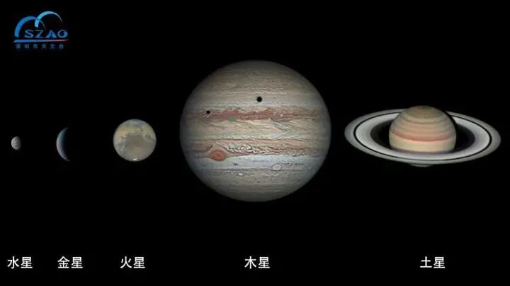 _土星伴月图片_土星合月的寓意