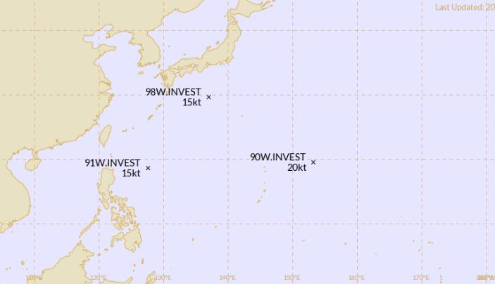 2023年8月三台风胚胎最新消息 哪个将是今年9号台风苏拉