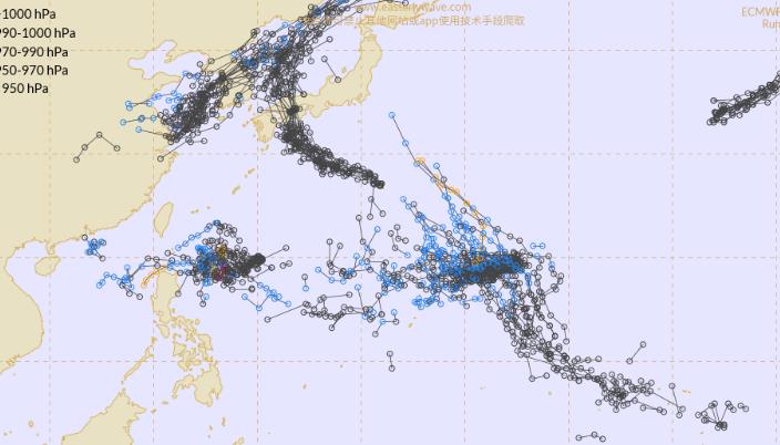 今年9号台风苏拉胚胎路径图最新消息 九号台风正在酝酿未来路径预测图