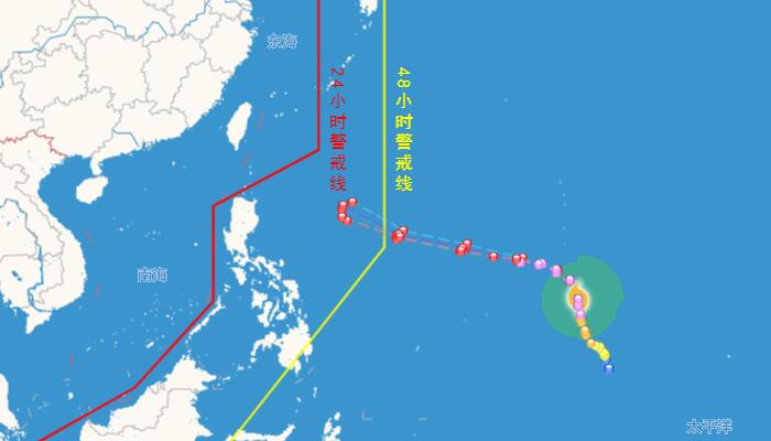 2号台风玛娃最新路线图 今日二号台风路径图实时查询