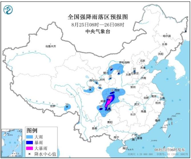 四川重庆部分地区将有大暴雨 或将迎来华西秋雨